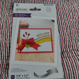 Gemini Papercraft Die: With Love